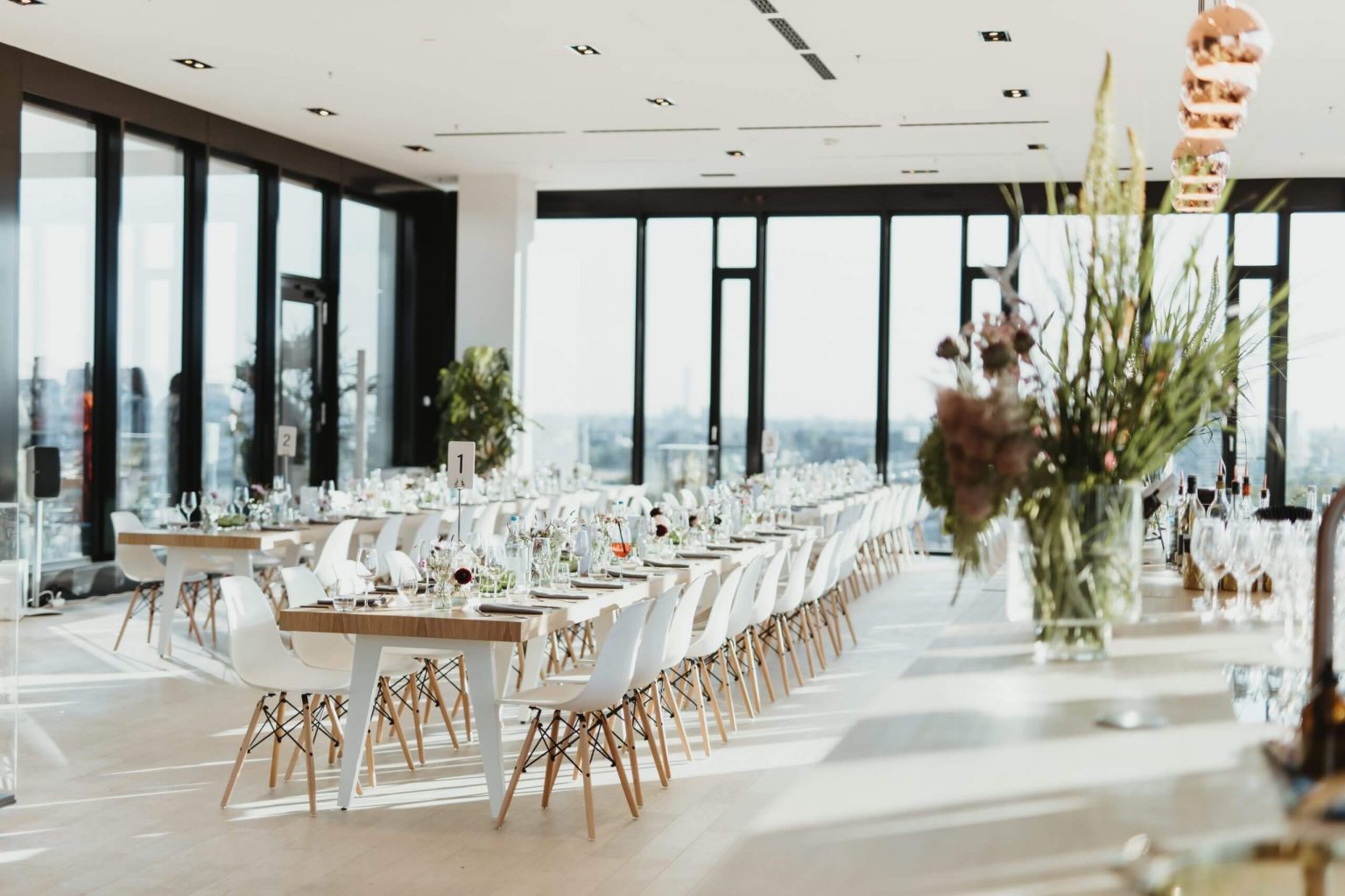 Gedeckte Tafel im Forty Four
